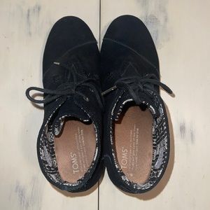 Toms wedge booties